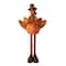 Glitzhome® Lighted Fabric Turkey Standing Décor with Telescoping Legs & Timer